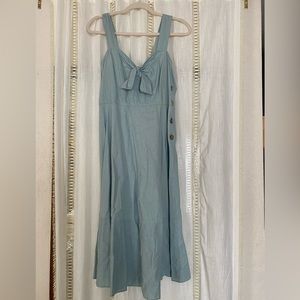 Linen Chelsea and Violet Sundress